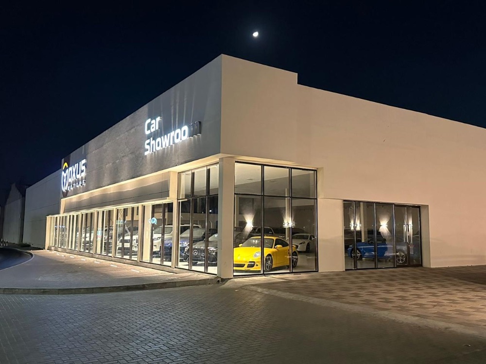 Oxus Motors showroom